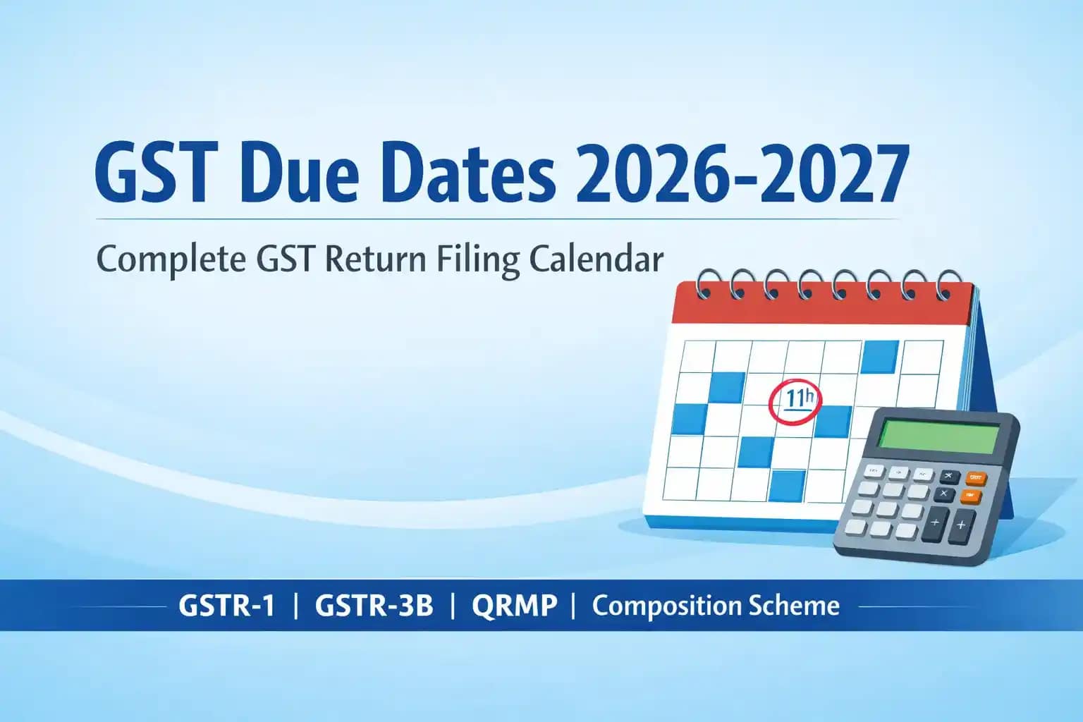 GST Due Dates 2026: Complete, Practical & Easy Guide for GST Return Filing