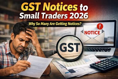 GST notices to small traders in 2026 due to data mismatch explained by CA